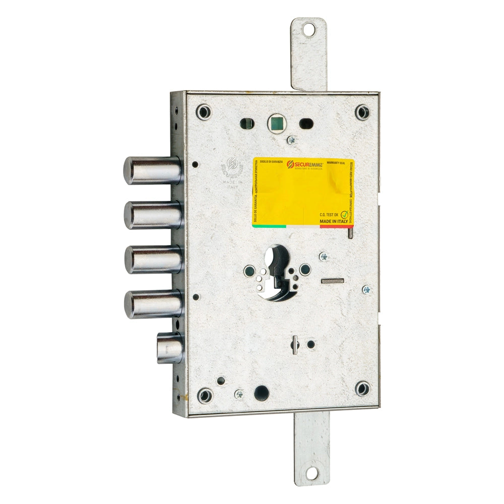 SERRATURA DA APPLICARE TRIPLICE PER PORTE BLINDATE '265' interasse pistoni 37 mm - E63 SX  - SECUREMME