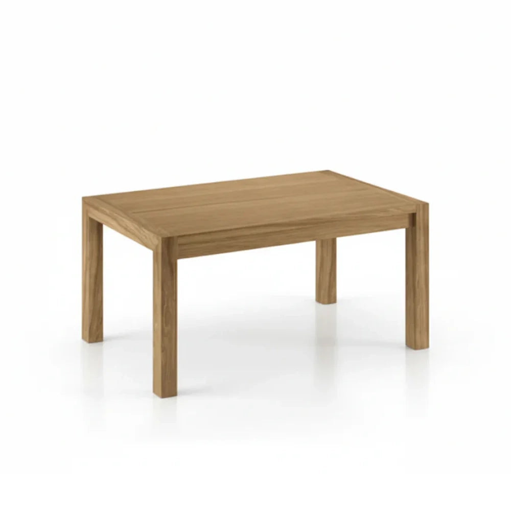 Tavolo da pranzo allungabile in legno impiallacciato rovere naturale Hunter 160-240x90 cm fino a 12 posti Made in Italy | Duzzle