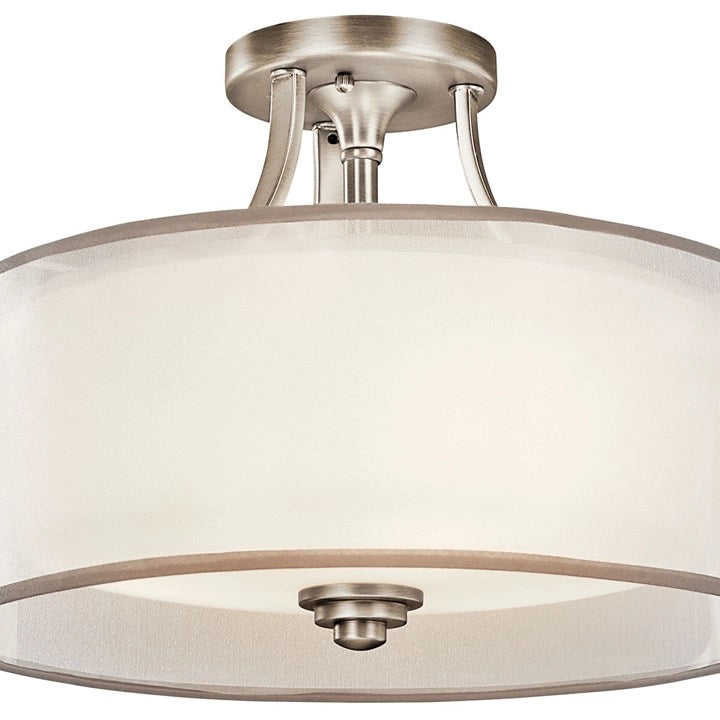 Plafoniera soffitto Lacey Kichler argento antico 4xE27 51cm