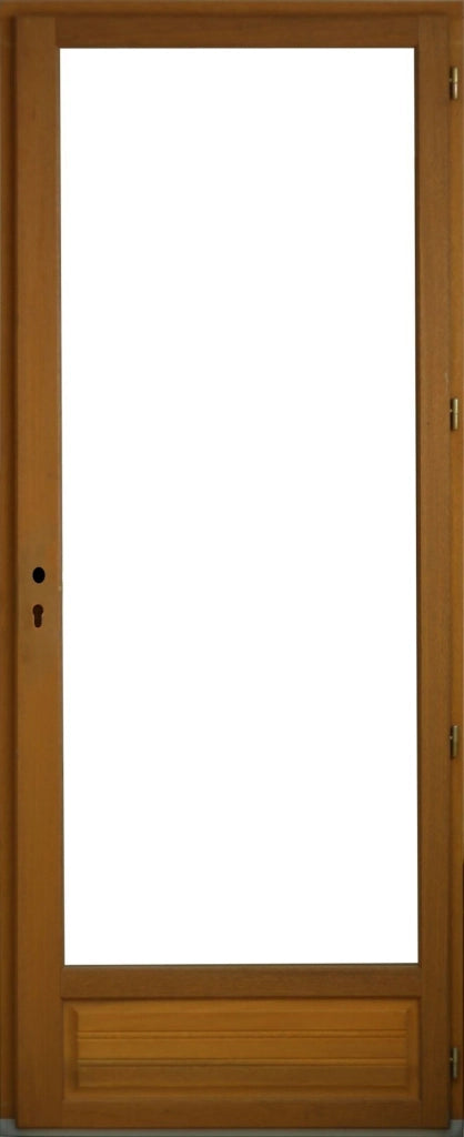 Porta in legno a un'anta Altezza 205 X Larghezza 80 Tiro a destra (dimensioni della tabella) senza maniglia