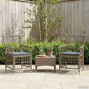 Sedie da giardino 2 pz Grigio 42025129