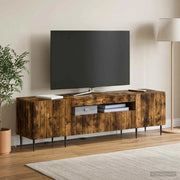 Mobile TV LED ZWOLLE Rovere Fumo Legno ingegnerizzato 896470