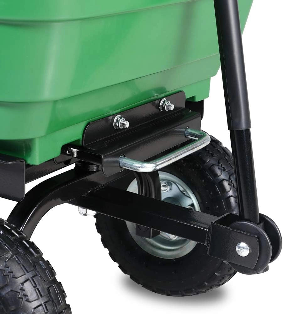® Carrello da Giardino Max. 300kg Cassone Ribaltabile Funzione Inclinazione Cariola Giardinaggio