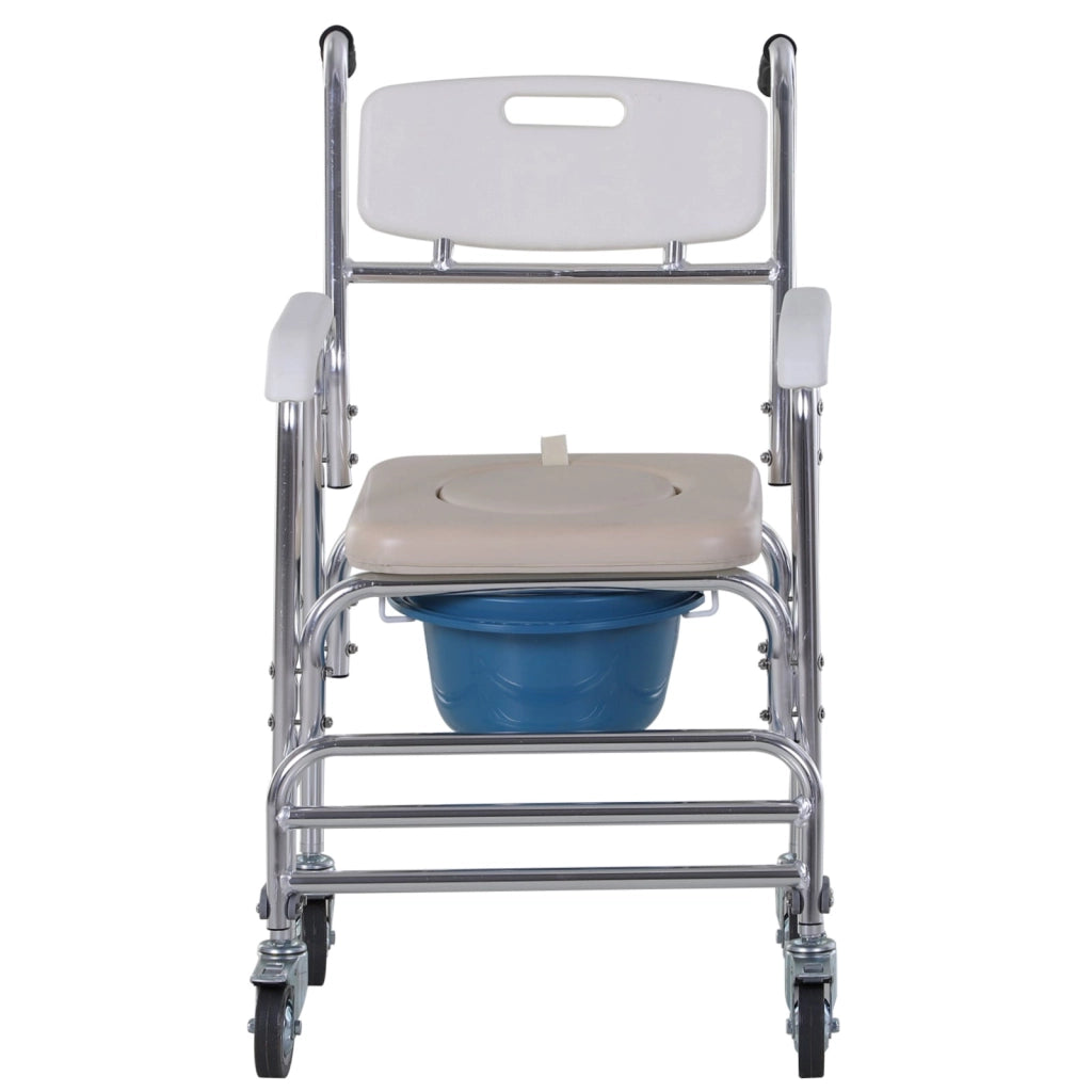 Sedia a Rotelle Impermeabile con WC Rimovibile  Mate