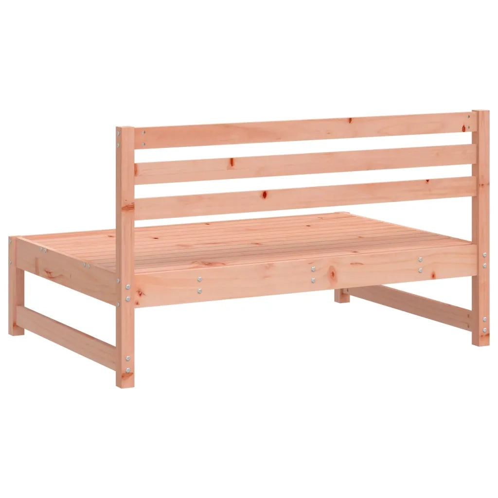 Divano componibile-Divani Centrali Giardino 2pz 120x80cm Legno Massello Douglas