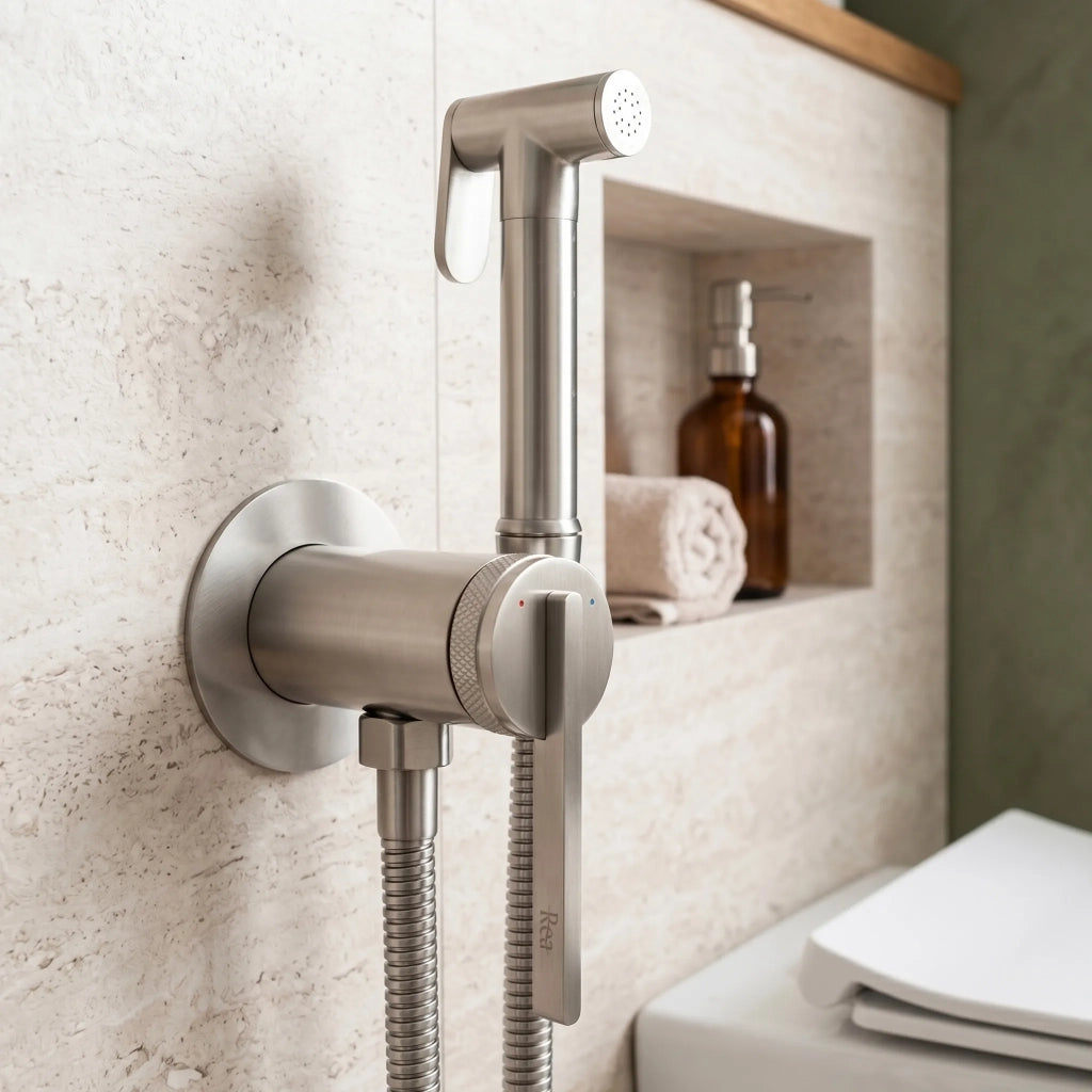 Rubinetto Bidet Rea Grace Brush Nickel