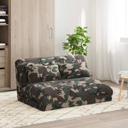 Sedia da Pavimento Verde militare 110 x 82 x 55 cm Tessuto 42028209