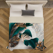 Copriletto Trapuntato Matrimoniale Stone Washed 250x250 cm in Microfibra Anallergica 120 gr/mq Trapuntino Leggero Primaverile Estivo Morbido e Resistente Dis1