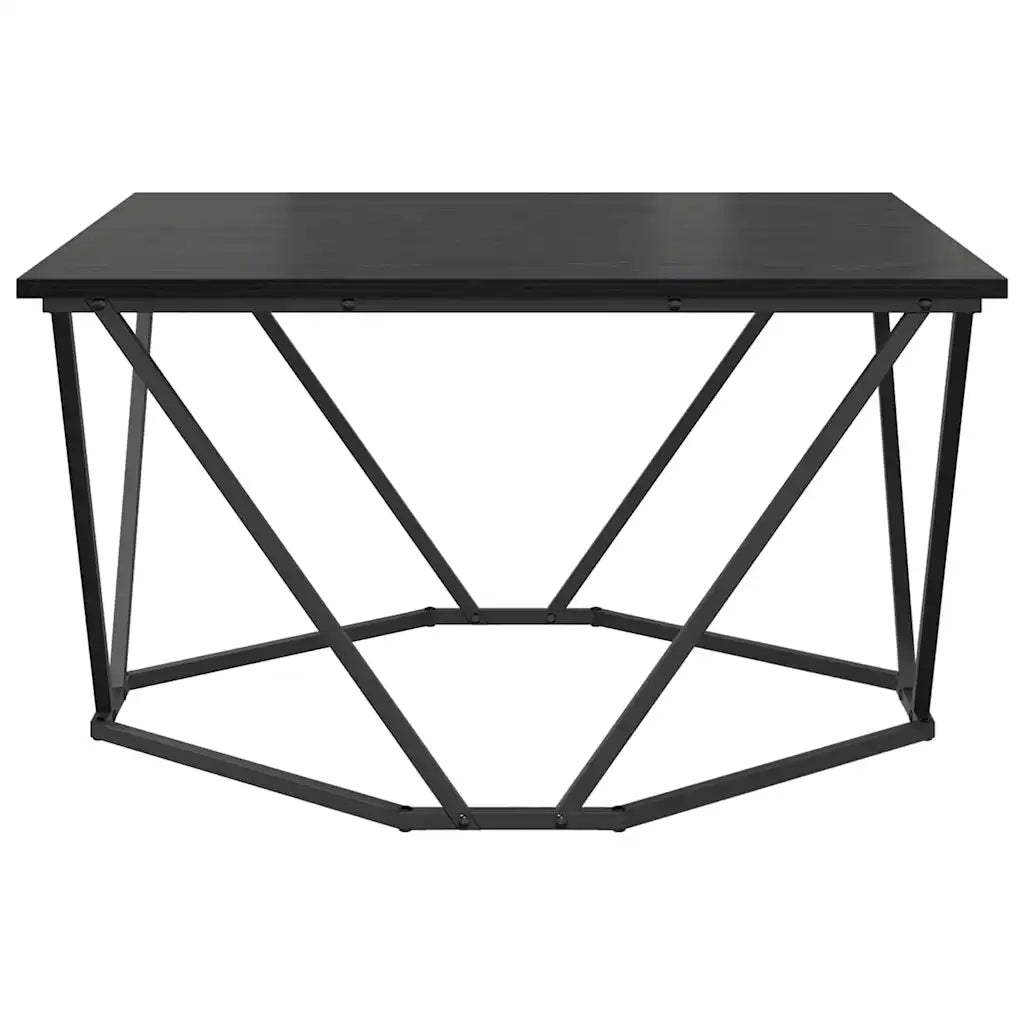 Tavolino da salotto Rovere Nero 80 x 80 x 45 cm 868273