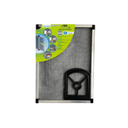 ZANZARIERA FINESTRA CON GATTAIOLA 60X50 COLOR ARGENTO BAZAR DERBY
