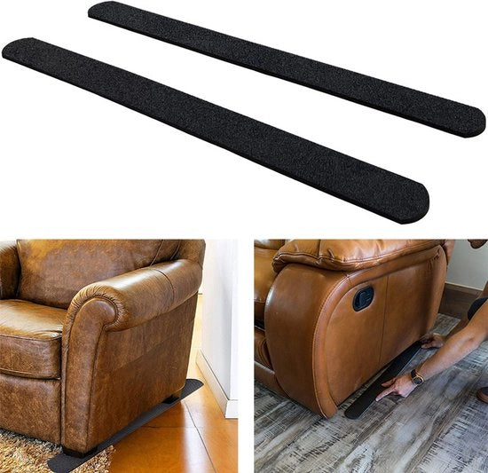 Matten antiscivolo per mobili, idonee per proteggere le gambe dei mobili come poltrone, divani, sedie a dondolo e sedie. (Protezione del pavimento - 83,8*11,4 cm)