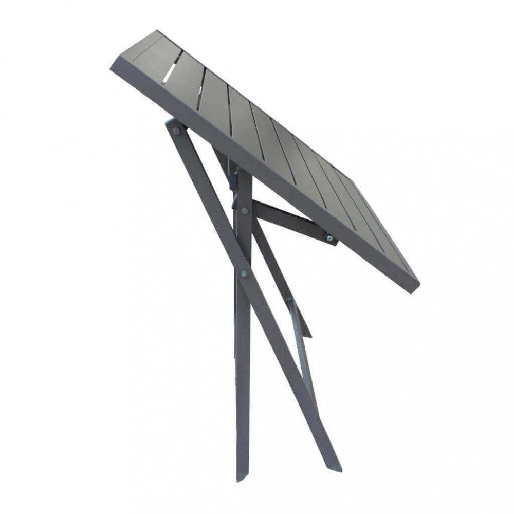 Tavolo Alabama 70x70x73 h cm in Alluminio Taupe