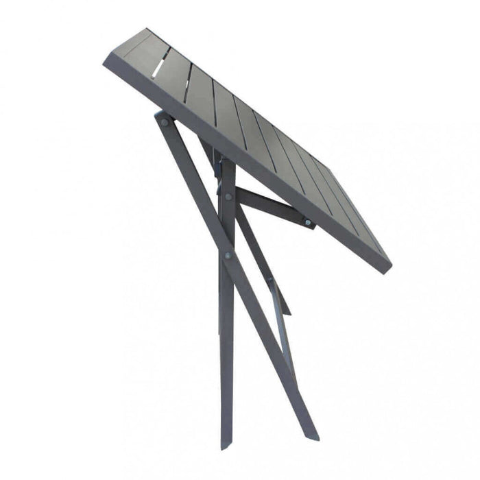 Tavolo Alabama 70x70x73 h cm in Alluminio Taupe