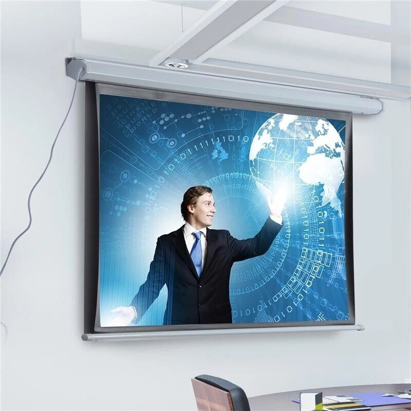 SCHERMO PER PROIEZIONE 84 POLLICI MOTORIZZATO HOME CINEMA BIANCO