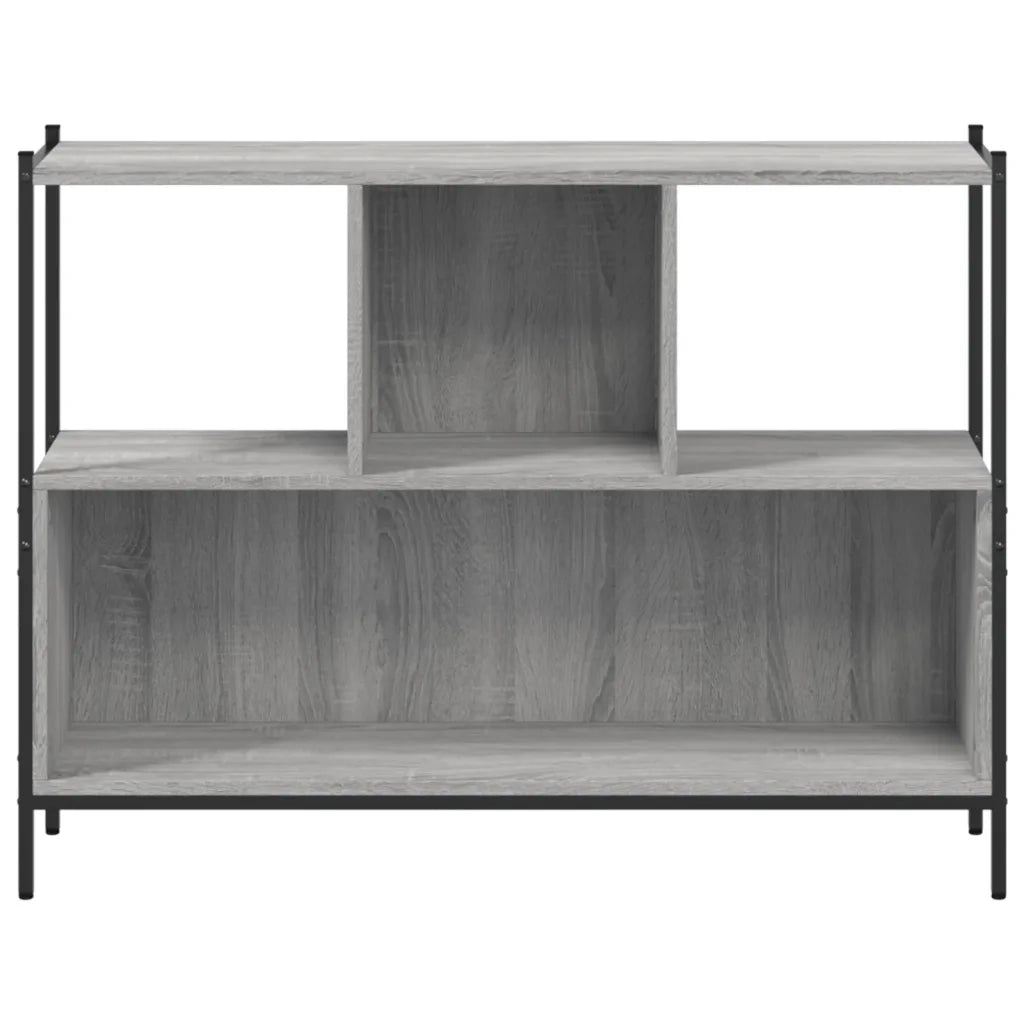 Libreria Grigio Sonoma 102x28x77,5 cm in Legno Multistrato 838901