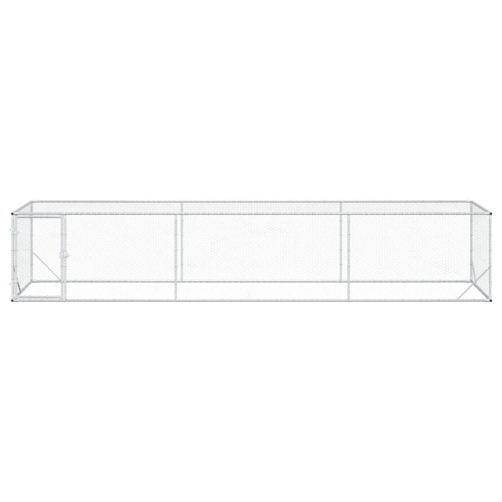 Pollaio Argento 500 x 100 x 100 cm Acciaio zincato 42042522