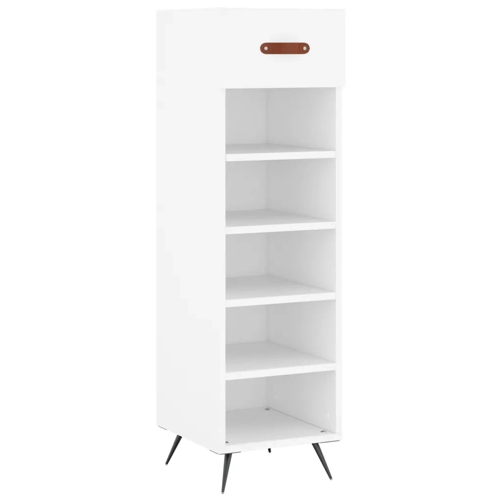 Scarpiera Bianca 30x35x105 cm in Legno Multistratocod mxl 102895