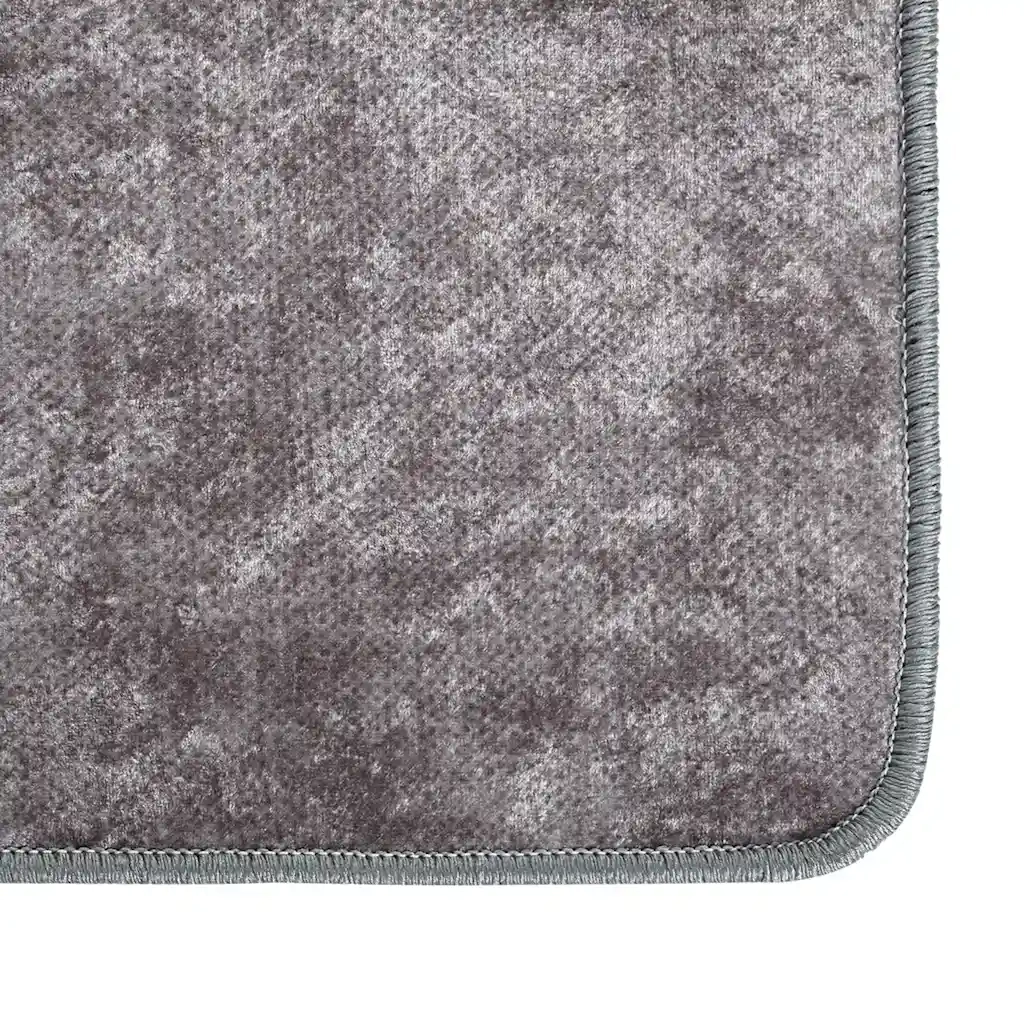 Tappeto Lavabile 80x300 cm Grigio Antiscivolo cod mxl 67198