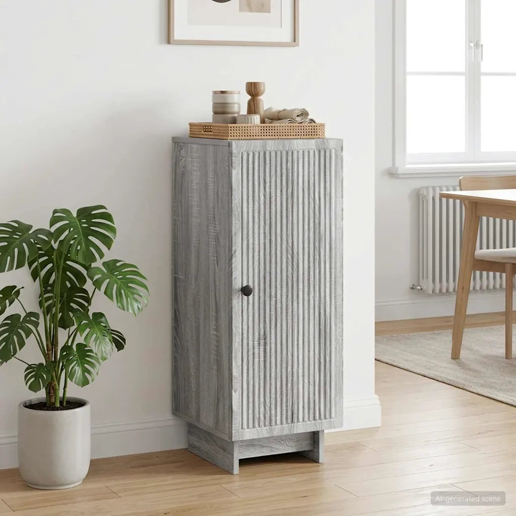 Credenza Sonoma grigio 33 x 34,5 x 90 cm Legno ingegnerizzato 893911