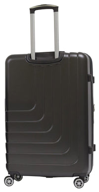 Trolley Valigia Grande Rigida in ABS 4 Ruote TSA Ravizzoni Titanio Grigia