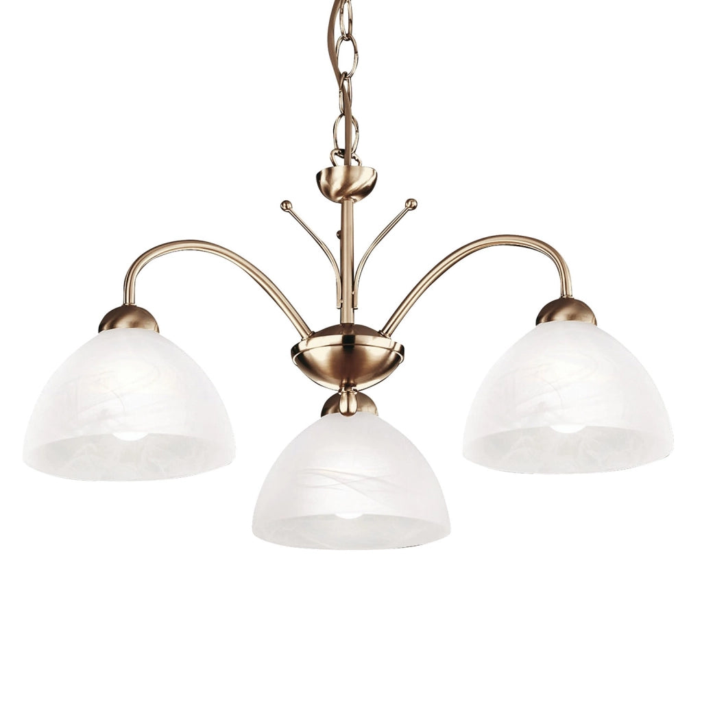 Lampadario Contemporaneo Milanese Acciaio Adjustable Vetro 3 Luci E14