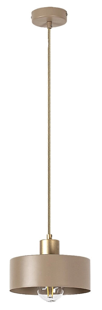 Lampadario Tisandra 1xE27 grigio-beige Rabalux