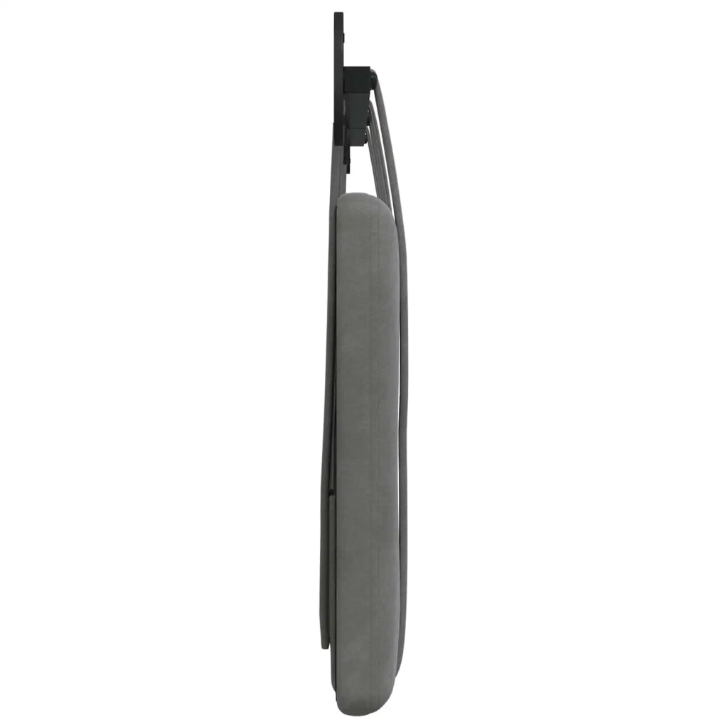 Testiera sospesa Grigio scuro Velluto 42031691