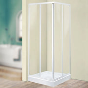 Box doccia Tris Lux acrilico 2 lati cm 68-78