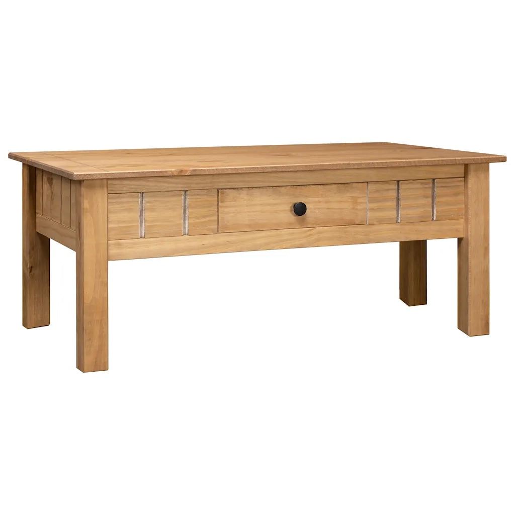 Tavolino da CaffÃ¨ 100x60x45 cm in Pino Massello Panama Range cod mxl 14750