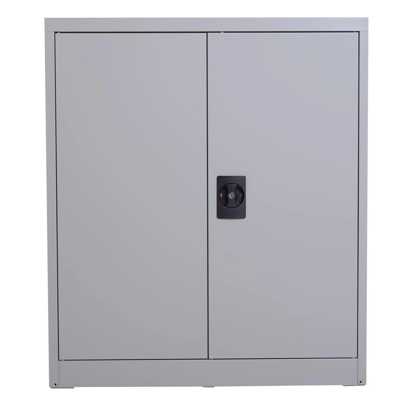 ARMADIETTO PORTADOCUMENTI CON CHIUSURA DI SICUREZZA IN ACCIAIO GRIGIO 80X40X92.5CM