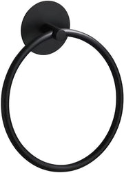 Sostegno per Asciugamani in Acciaio Inossidabile 304 - Autoadesivo - Montaggio a Parete - Anello per Asciugamani - Basi per Asciugamani - Dimensioni 16x7x18,5 cm