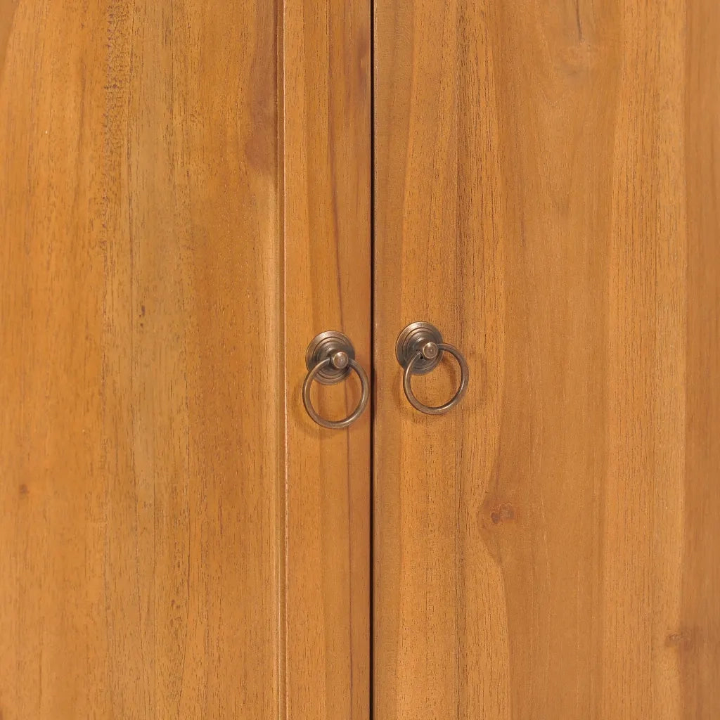 Armadietto con Mensola Yin Yang 70x30x130 cm in Legno di Teak cod mxl 44318