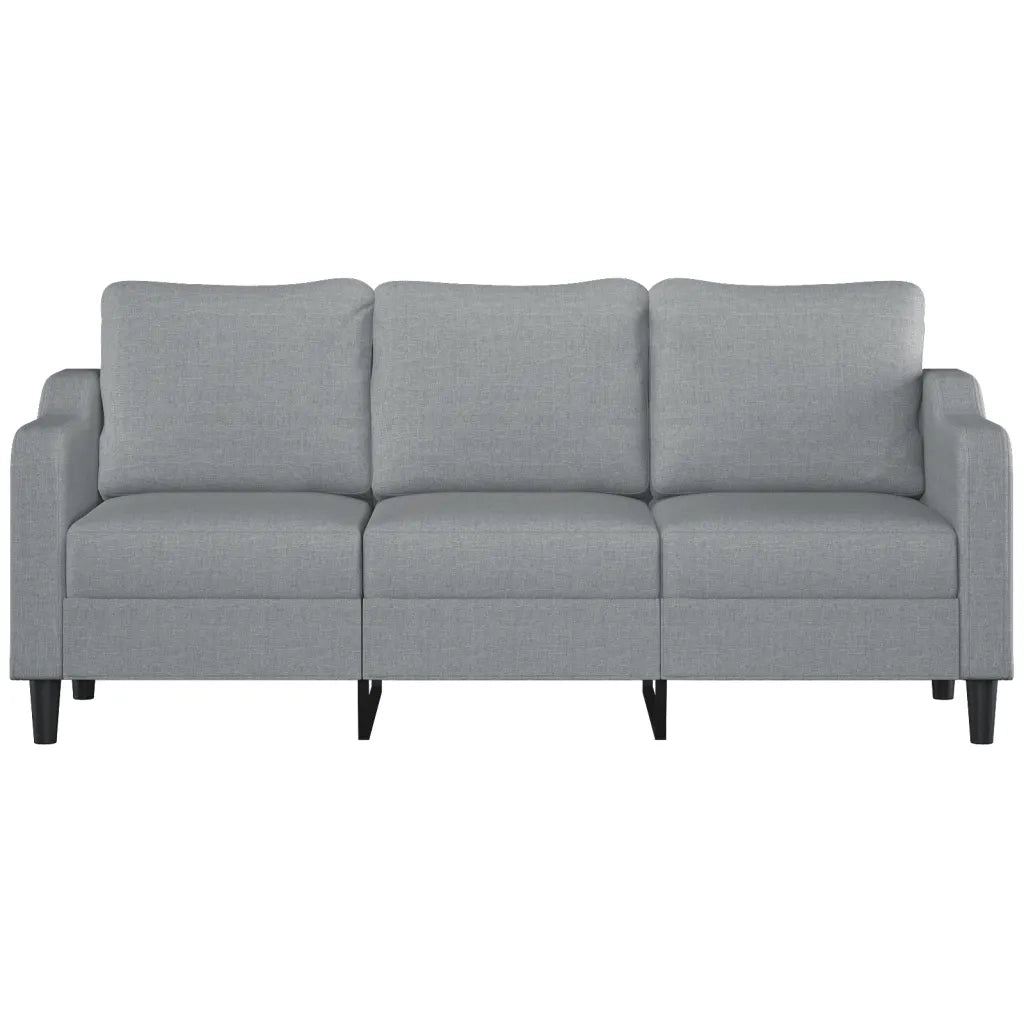 Divano a 3 Posti-Sofa 3 Posti Grigio Chiaro 180 cm in Tessuto 511690