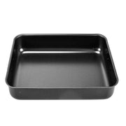 Trade Shop - Teglia Tortiera Antiaderente Rettangolare Forno Dolce Salato 27x24.5x7.5cm -