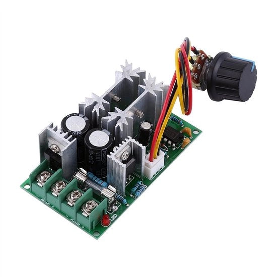 Regolatore di velocità per motori 20A - Tensione DC 10-60V - Regolazione PWM - Alta potenza - Facile da utilizzare - Prestazioni stabili