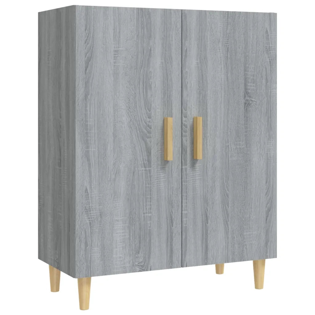 Credenza-Buffet-Armadio da cucina Grigio Sonoma 70x34x90 cm in Legno Multistrato 639684