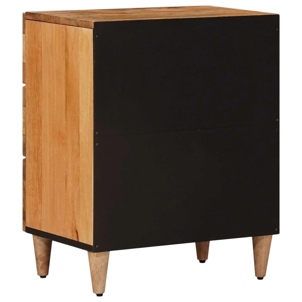 Comodino | Armadio da Notte | Mobiletto da notte con cassetto Naturale 50 x 33 x 62 cm