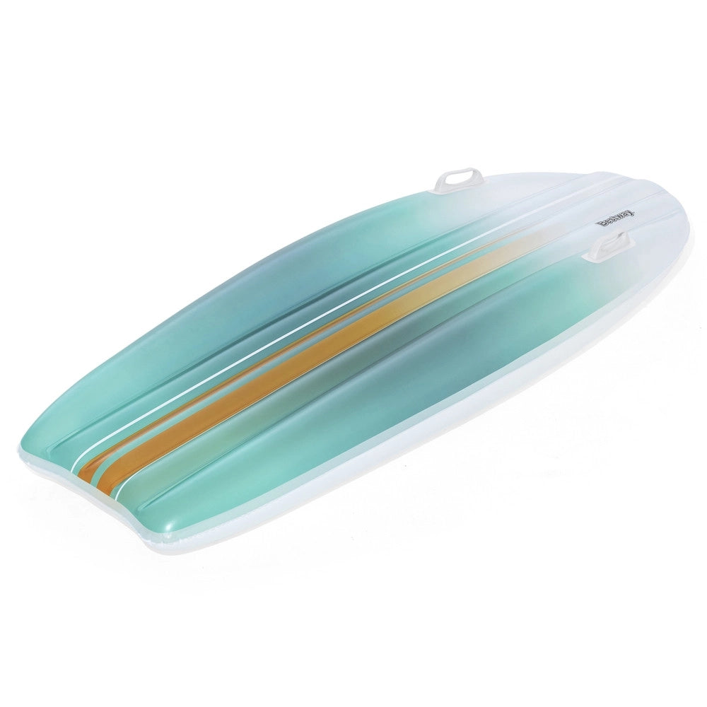 Trade Shop - Set 2in1 Materassino Gonfiabile Forma Tavola Da Surf Con Borsa Abbinata Da Spiaggia 42072 -