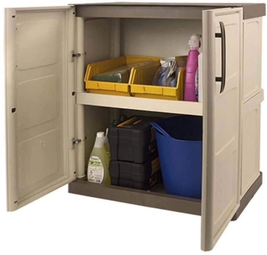 MOBILE ARMADIETTO STEEL BASSO 2 RIPIANI 70 X 39 X 85 CM