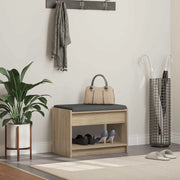 Panca per ingresso con cuscino Rovere Sonoma 63 x 38 x 45 cm 891570