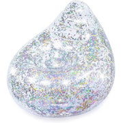 Trade Shop - Poltrona Poltroncina Gonfiabile Glitter Dream 72x72x64cm 2 Camera Ad Aria 75105 -