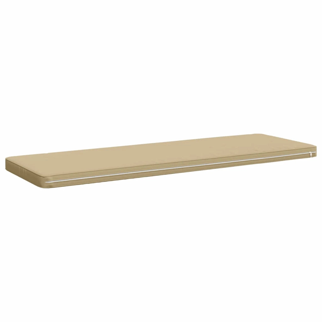 Cuscini per Panchina a 2 Pezzi VUGHT 2 pz 100% Poliestere Beige 951949