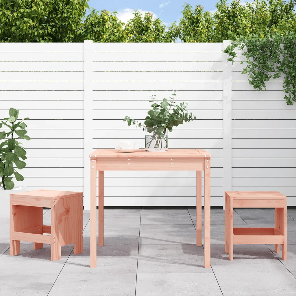 Set Bistrot da Giardino 3 pz | Set Salotto da Giardino in Legno Massello di Douglas