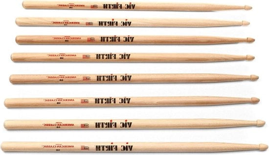 Tavole di martellamento 5B American Hickory legno - 4 x coppia confezione economica