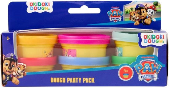 Set di argilla per bambini con 6 colori - Set di argilla creativa per bambini - Set di argilla sicura per bambini - Personaggi Paw Patrol in argilla - Argilla per bambini