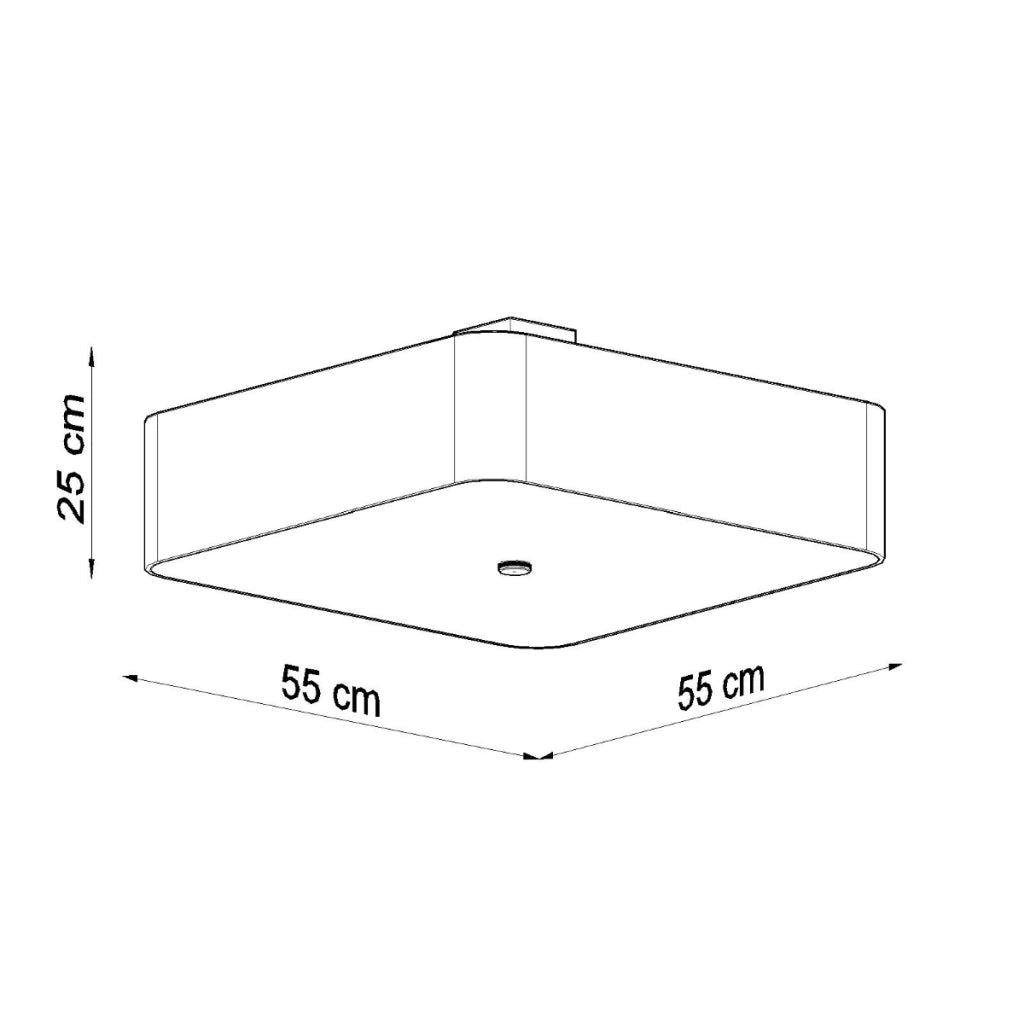 Lampada da soffitto LOKKO 55 bianco