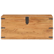 Baule 90x40x40 cm in Legno Massello di Acacia 289641