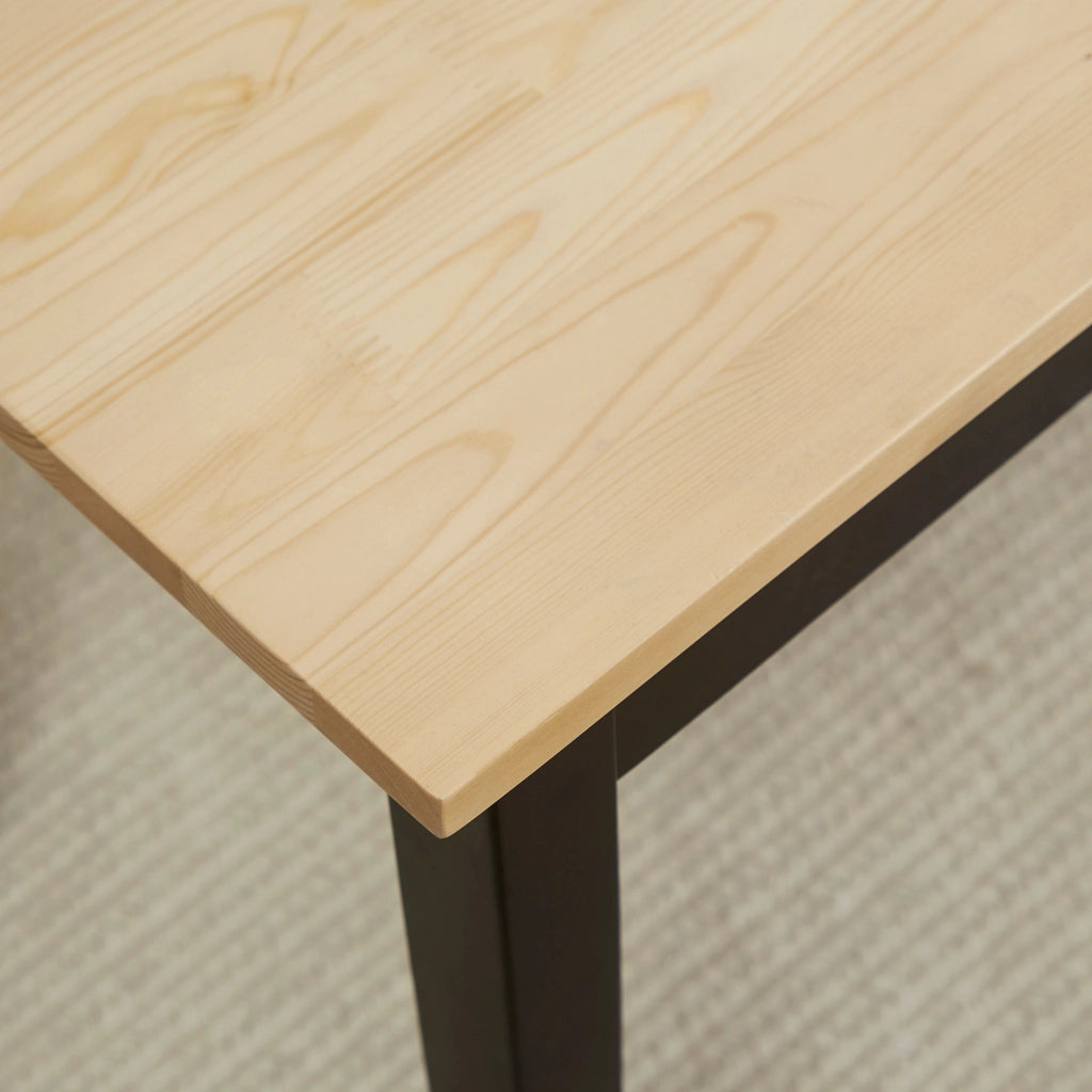 Panca a 2 posti in legno di pino, 102x36x45 cm, naturale, portata 220 kg