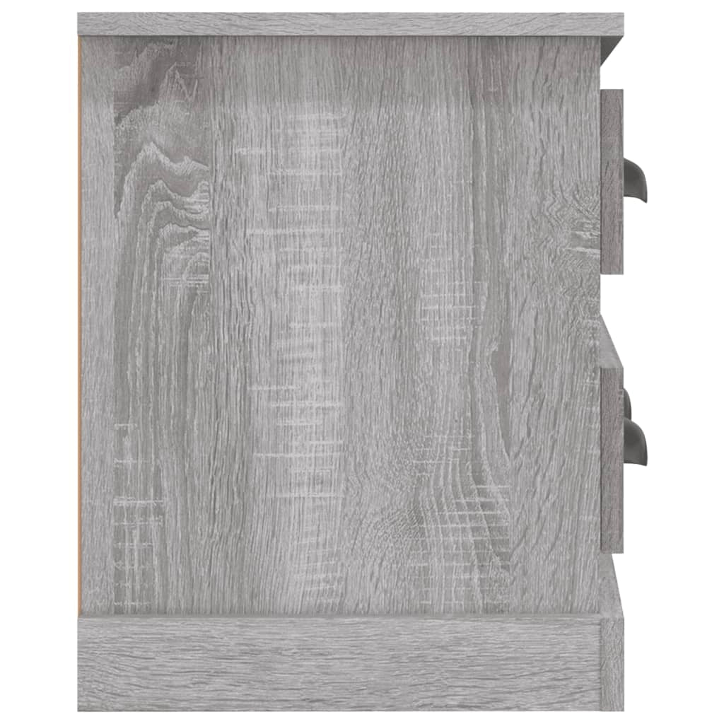 Mobile TV multimediale mensola TV credenza TV sala da pranzo soggiorno camera da letto Sonoma 100 x 35,5 x 45 cm legno ingegnerizzato grigio 02_0028344
