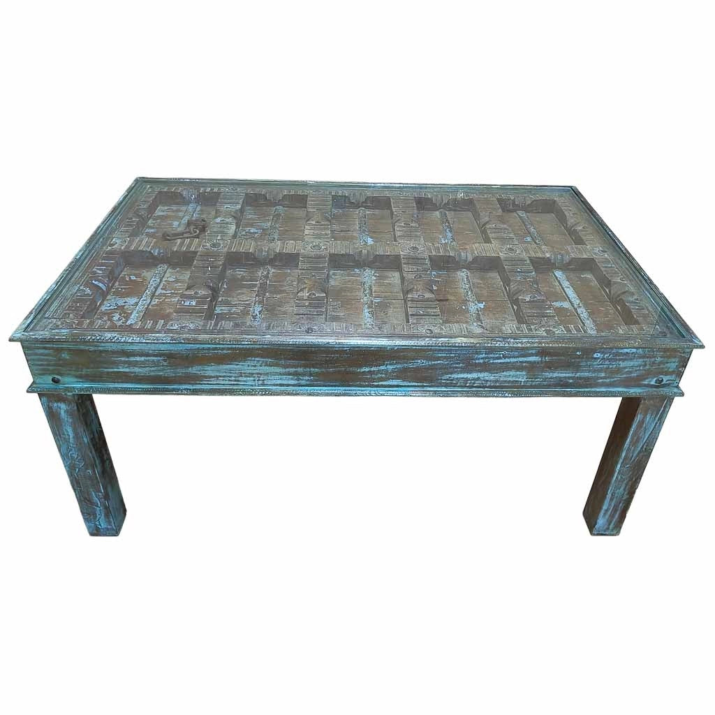 Tavolo in legno fatto a mano 170x107x76h cm